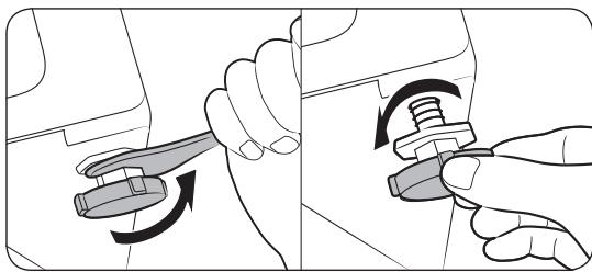 SAMSUNG WW90K5413WW - ÉTAPE 3 Ajuster les pieds réglables - 1