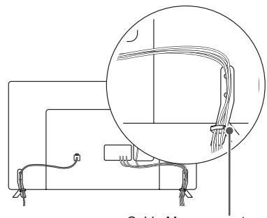 LG 42LB652V - Tidying cables - 1