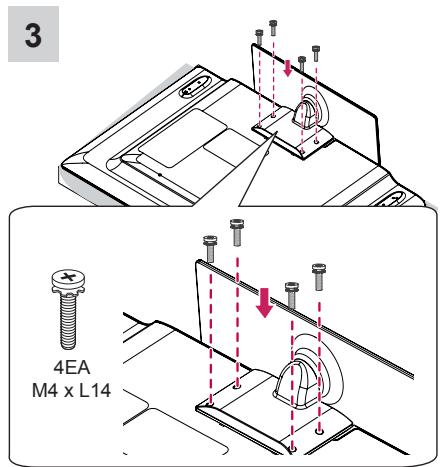 LG 42LB652V - Attaching the stand - 14