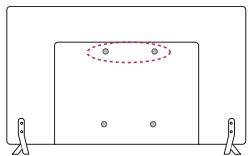 LG 42LB652V - Securing the TV to a wall - 1