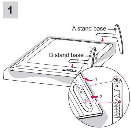 LG 42LB652V - Attaching the stand - 6