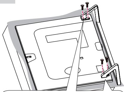 LG 42LB652V - Attaching the stand - 21