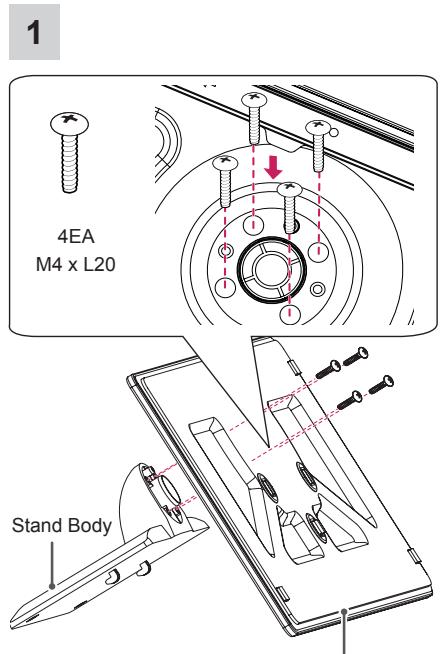 LG 42LB652V - Attaching the stand - 8