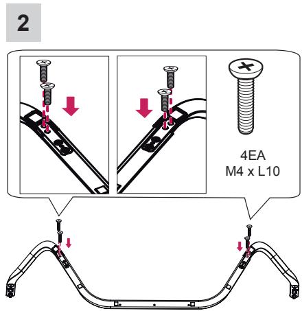 LG 42LB652V - Attaching the stand - 17