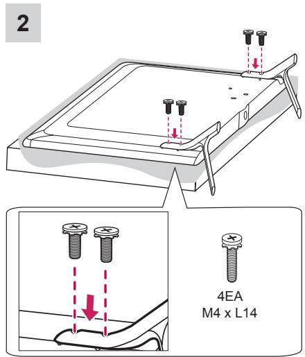 LG 42LB652V - Attaching the stand - 5