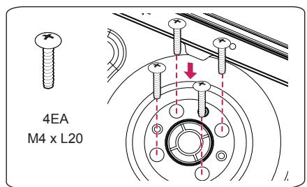 LG 42LB652V - Attaching the stand - 10