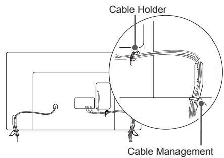 LG 42LB652V - Tidying cables - 2
