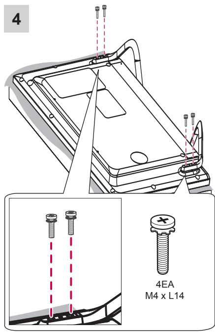 LG 42LB652V - Attaching the stand - 18