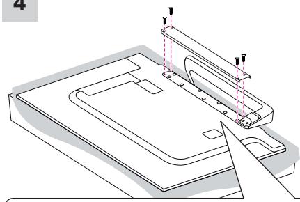 LG 55EA970V - Attaching the stand - 5