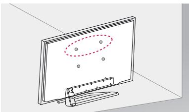 LG 55EA970V - Fissaggio della TV alla parete - 1