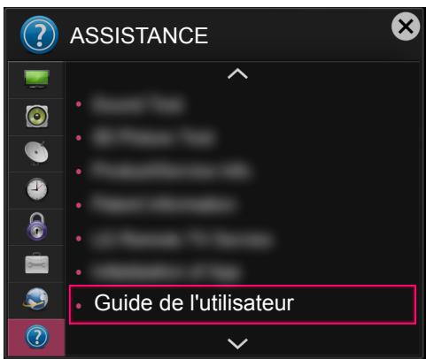 LG 60PB690V - Utilisation du GUIDE de l'utilisateur - 1