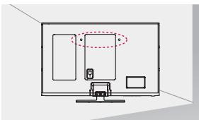LG 60PB690V - Securing the TV to a wall - 1