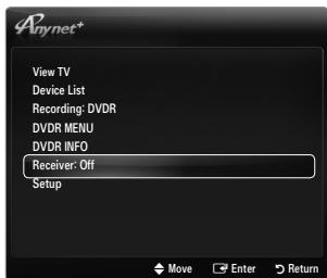 SAMSUNG LE37B554M2P - Listening through a Receiver (Home theatre) - 1