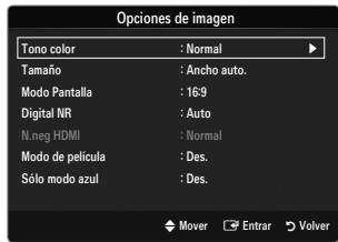 SAMSUNG LE37B554M2P - □ Opciones de imagen - 1