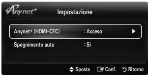 SAMSUNG LE37B554M2P - Anynet ^+ (HDMI-CEC) → Off / On - 1