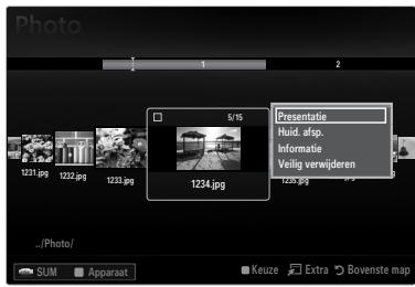 SAMSUNG LE37B554M2P - Opties voor de fotolijst - 1