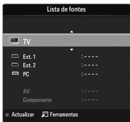 SAMSUNG LE37B554M2P - TV / Ext.1 / Ext.2 / AV / Componente / PC / HDMI1 / HDMI2 / HDMI3/DVI / HDMI4 - 1