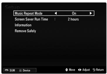 SAMSUNG LE37B554M2P - Using the Setup Menu - 2