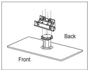 SAMSUNG LE37B554M2P - Installing the Stand - 1