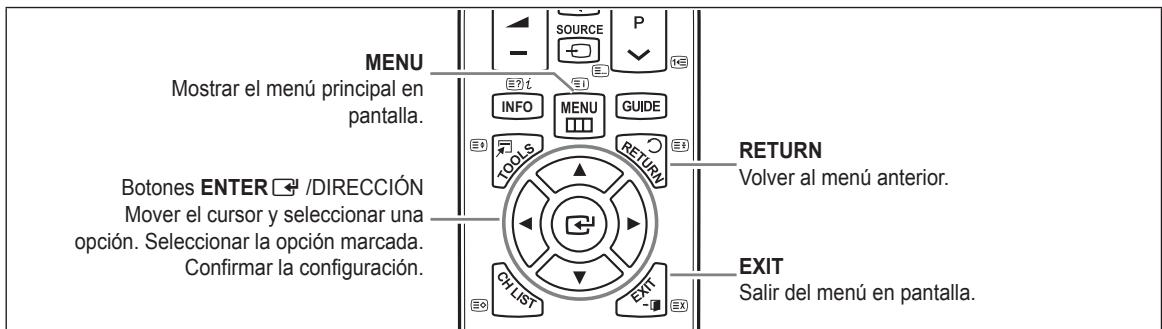 SAMSUNG LE37B554M2P - Visualización de los menús - 1