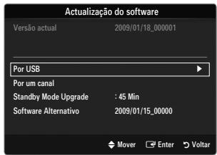 SAMSUNG LE37B554M2P - □ Actualização do software - 2
