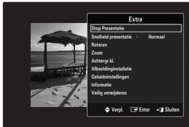 SAMSUNG LE37B554M2P - □ Stop Presentatie / Begin Presentatie - 1
