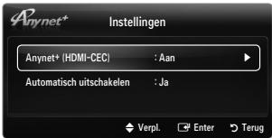 SAMSUNG LE37B554M2P - Anynet ^+ (HDMI-CEC) → Uit / Aan - 1