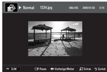 SAMSUNG LE37B554M2P - Anzeigen von Diashows - 2