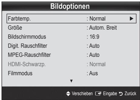 SAMSUNG LE37C530 - Bildoptionen - 2