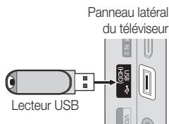 SAMSUNG LE37C530 - Connexion d'un périphérique USB - 1