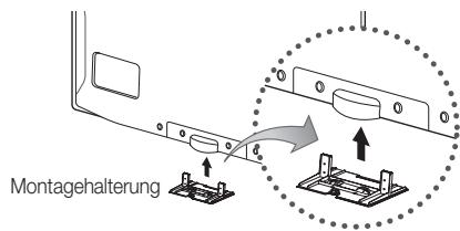 SAMSUNG LE37C530 - Montieren der Montagehalterung - 1