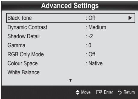 SAMSUNG LE37C530 - Advanced Settings - 2