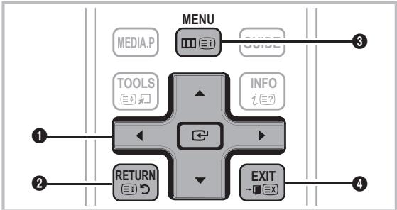 SAMSUNG LE37C530 - De menu's gebruiken - 1