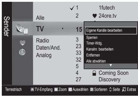 SAMSUNG LE37C530 - Eigene Kanäle - 1