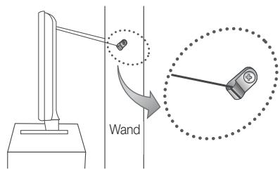 SAMSUNG LE37C530 - So verhindern Sie, dass das Fernsehgerät umkilpt - 6