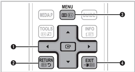 SAMSUNG LE37C530 - Navigieren in den Menus - 1