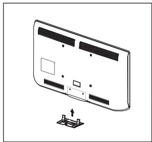 SAMSUNG LE40B551A6W - Anbringen der Wandhalterung - 2