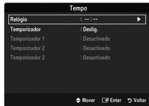 SAMSUNG LE40B551A6W - Ajuste o Relógio - 2