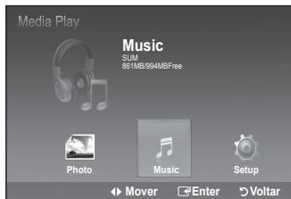 Media Play Music SUM 861MB/994MBFree Photo Music Setup ► Mover Enter Voltar