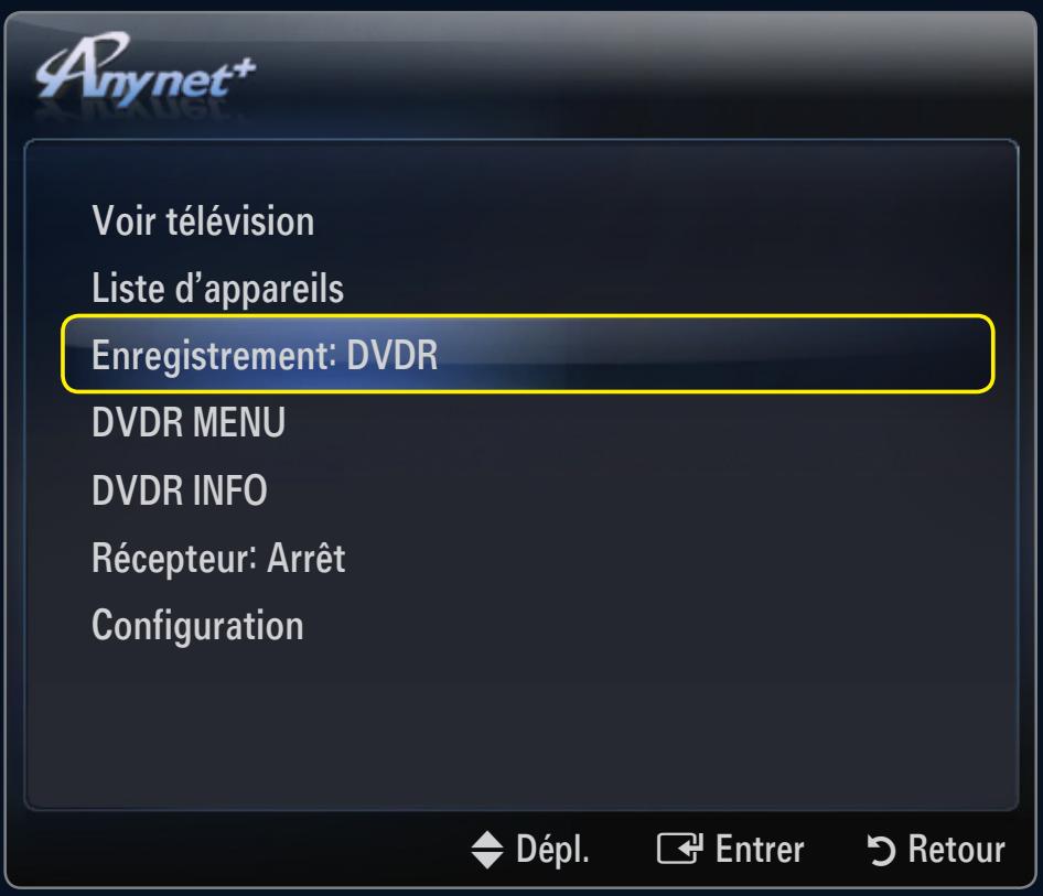 SAMSUNG LE40B553 - Commutation entre périphériques Anynet+ - 1