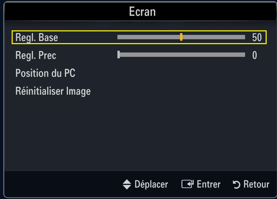 SAMSUNG LE40B553 - Réinitialiser l'image - 1
