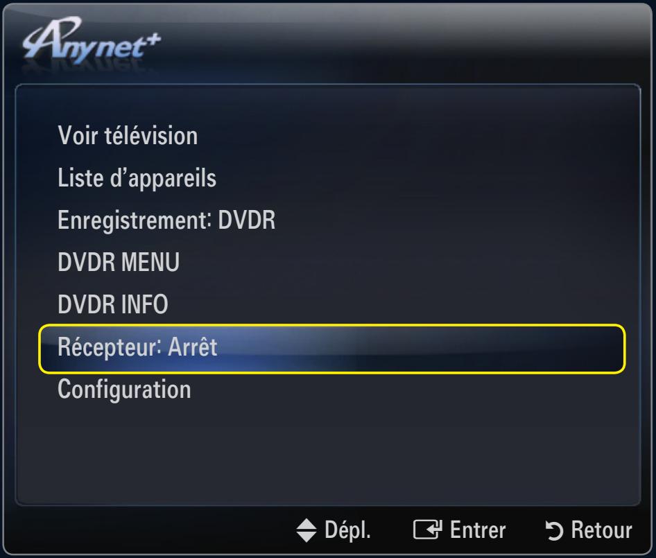 SAMSUNG LE40B553 - Enregistrement - 1
