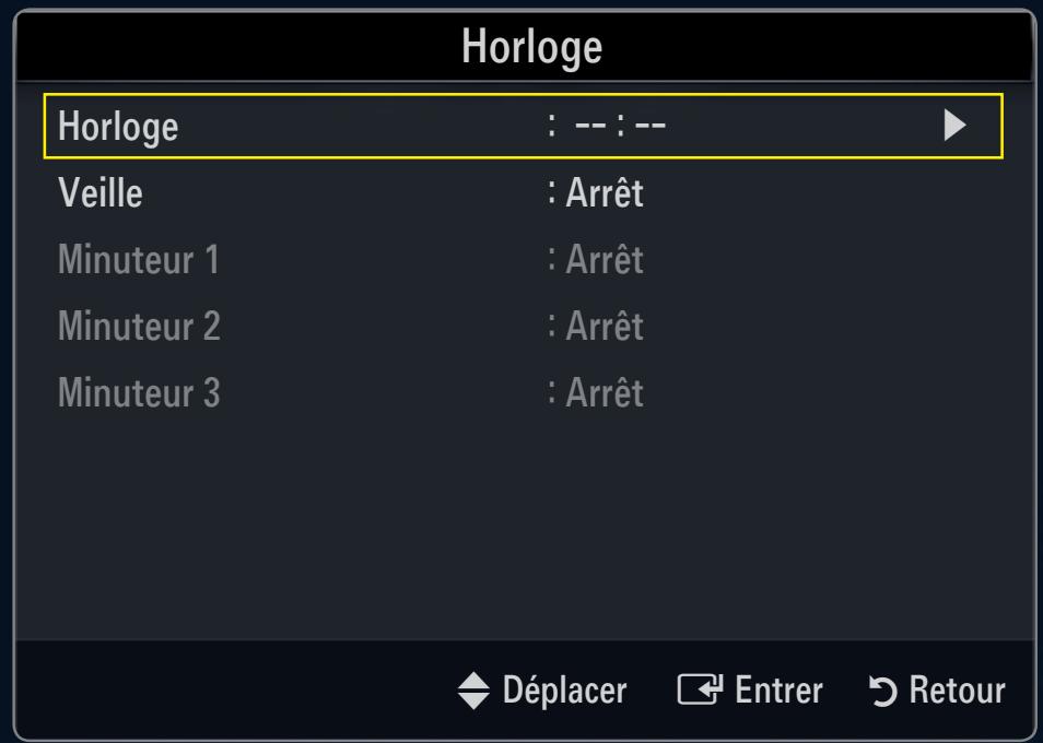 SAMSUNG LE40B553 - Mode horloge - 1