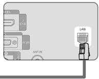 SAMSUNG LE40B650 - Connessioni alla LAN per ambienti con IP statico - 2