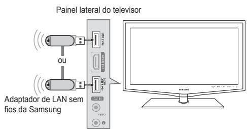 SAMSUNG LE40B650 - - Ligação a uma rede Wi-Fi ad-hoc - 6