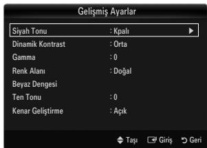 SAMSUNG LE40B650 - Gelismis Ayarlar - 1