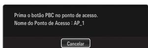 SAMSUNG LE40B650 - Ligar um WPS (Wi-Fi Protected Setup - Configuração Wi-Fi protegida) - 2