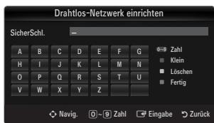 SAMSUNG LE40B650 - Verbinden mit WPS (Wi-Fi Protected Setup) - 3
