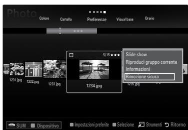 SAMSUNG LE40B650 - Rimozione sicura di un dispositivo USB - 4