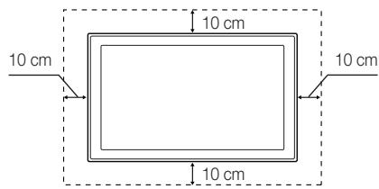 SAMSUNG LE40C530F1W - Securing the Installation Space - 4